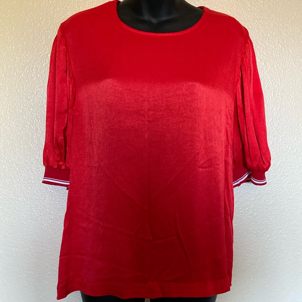 Red Zara top